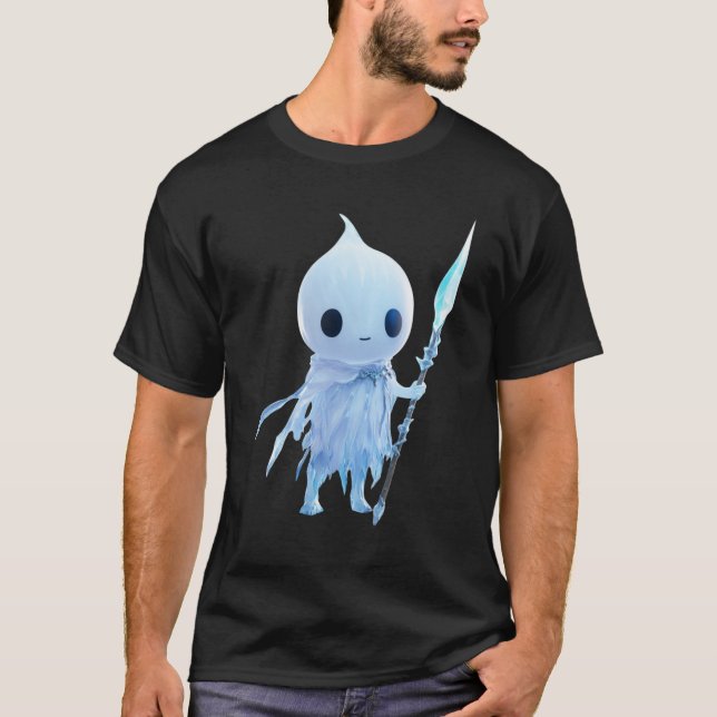 Camiseta ❄️ Petit Fantôme de Glace - Illustration Kawaii (Frente)