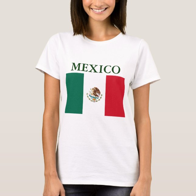 Camiseta Petite das Mulheres do México (Frente)