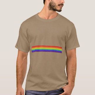Camiseta Petite LGB Grunge Rainbow Stripe