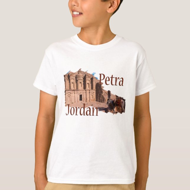 Camiseta Petra, Jordânia: O mosteiro (Frente)