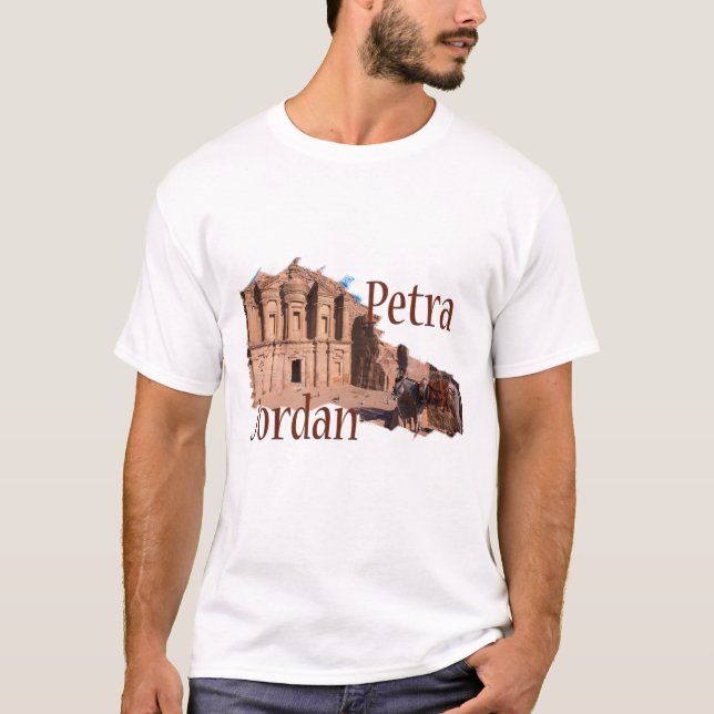 Camiseta Petra, Jordânia: O mosteiro (Frente)