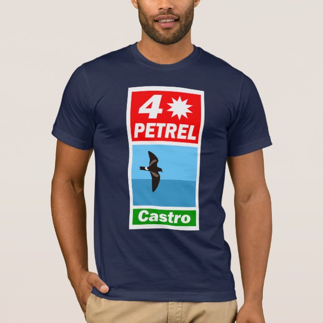Camiseta Petrel de quatro estrelas (Frente)