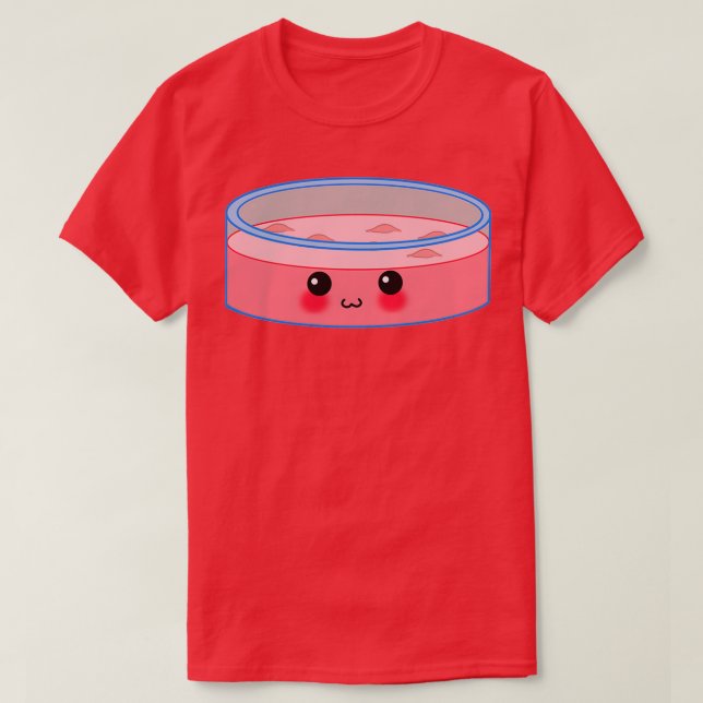 Camiseta Petri Dish de Cultura Celular (Frente do Design)