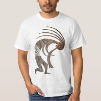 Petroglicph Native American Kokopelli T Shirt