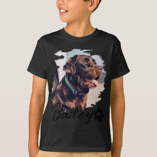 Camiseta Pets Simples Modernos Nome e Foto Tygraphy