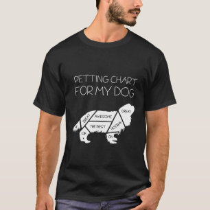 Camiseta Petting Chart For My Dog King Charles Cavalier Spa