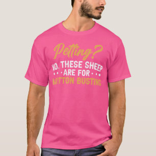 Camiseta Petting Essas Ovinos São Para Ovinos De Maçã Mutto