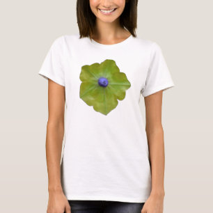 Camiseta Petunia Green e Blue Ladies T Shirt
