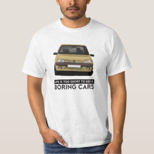 Camiseta Peugeot 205 GTi e a vida é muito curta -