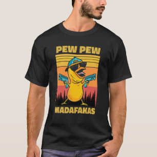 Camiseta Pew Pew Madafakas Frango Pew Pew Armas Frango Engr