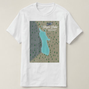 Camiseta Peyto lake Canadian Rockies map