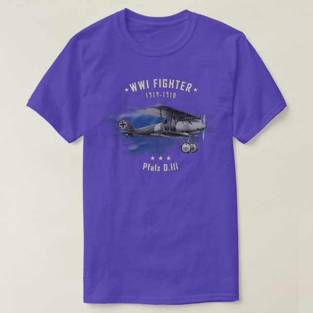 Camiseta Pfalz WWI Fighter 2 (Frente do Design)