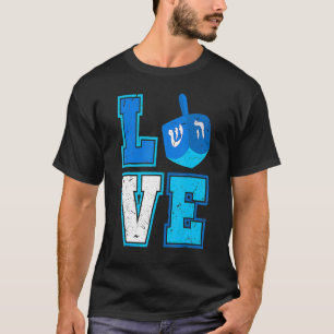 Camiseta Ph Amor Hanukkah Dreidel Feliz Chanukkah Fantasia