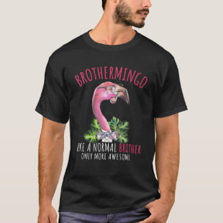 Camiseta Ph Brothermingo More Incrível Irmão Flamingo Fami