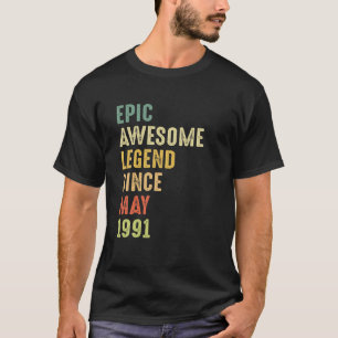 Camiseta Ph Epic Incrível Desde 1991 aniversário de 30 anos