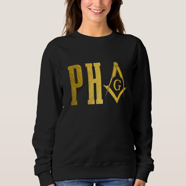 Camiseta Pha Prince Hall Maçom Franco-Maçon Quadrado Maçôni (Frente)