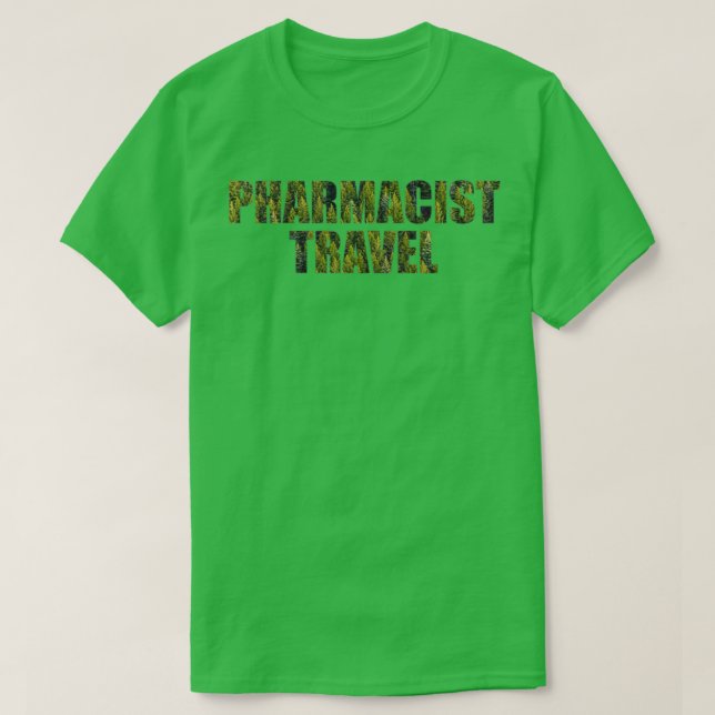 Camiseta Phamacist Viagem 1 (Frente do Design)