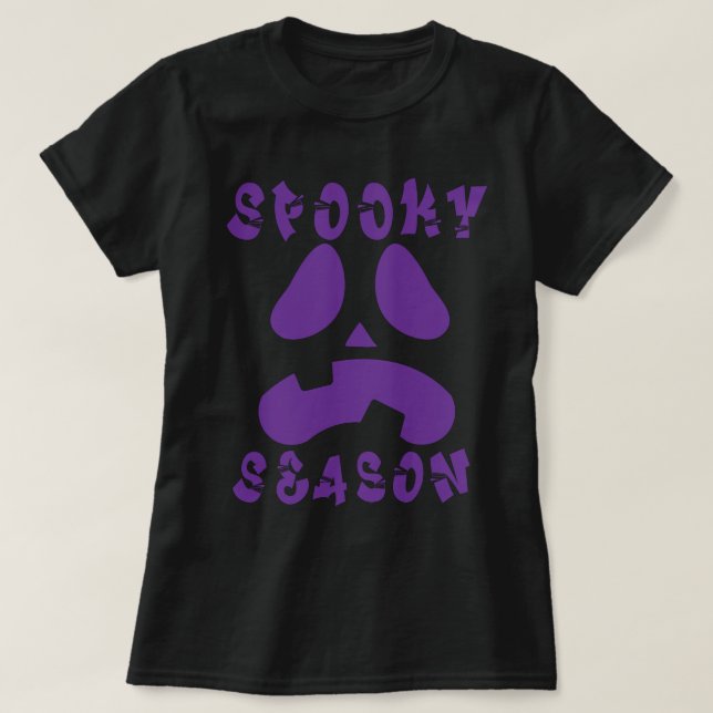 Camiseta Phantom Fashion: Spooky Season Tee (Frente do Design)