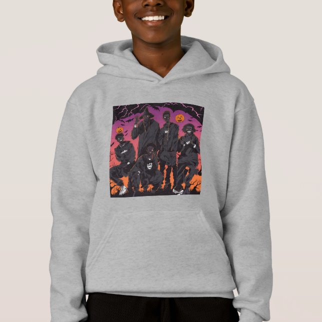 Camiseta Phantoms & Fades Black Halloween (Frente)