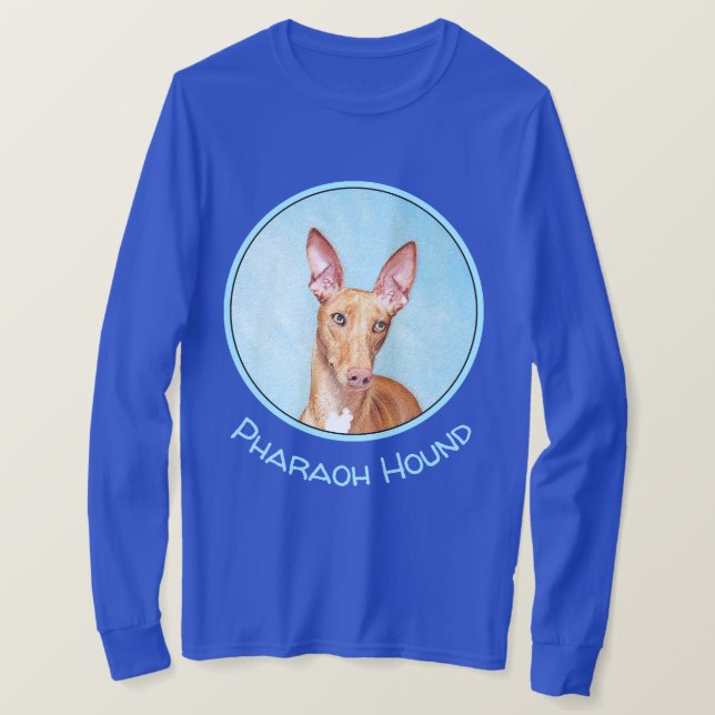 Camiseta Pharaoh Hound Painting - Arte Cachorra Original (Frente do Design)