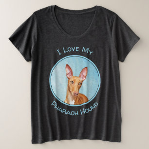 Camiseta Pharaoh Hound Painting - Arte Cachorra Original