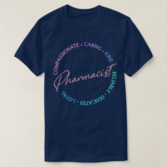 Camiseta Pharmacist Qualities 1 (Frente do Design)