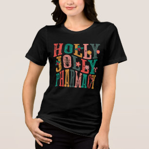 Camiseta Pharmacy Christmas Holly Jolly