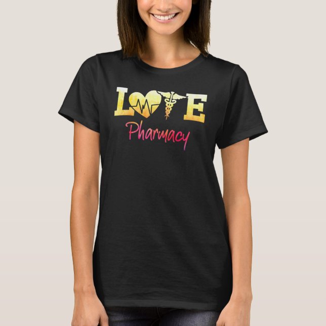 Camiseta Pharmacy Love Pharmacist Tech (Frente)