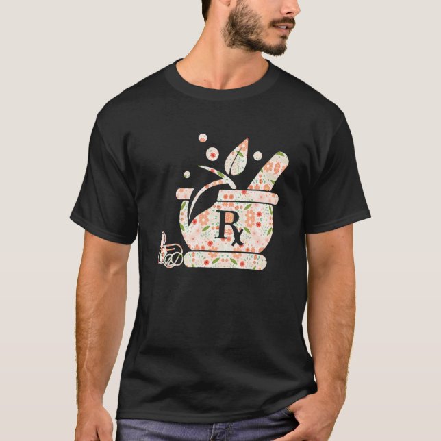 Camiseta Pharmacy Pestle E Mortar Pharmacnican (Frente)