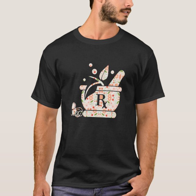 Camiseta Pharmacy Pestle E Mortar Pharmacnican (Frente)