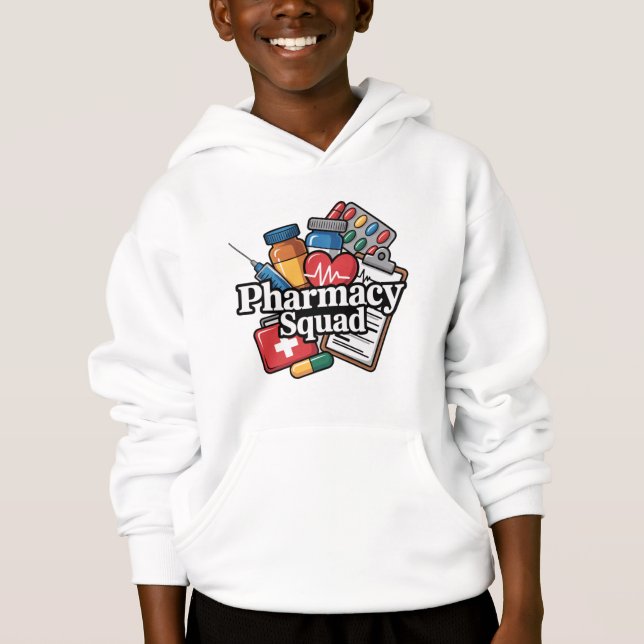 Camiseta Pharmacy Squad'. (Frente)