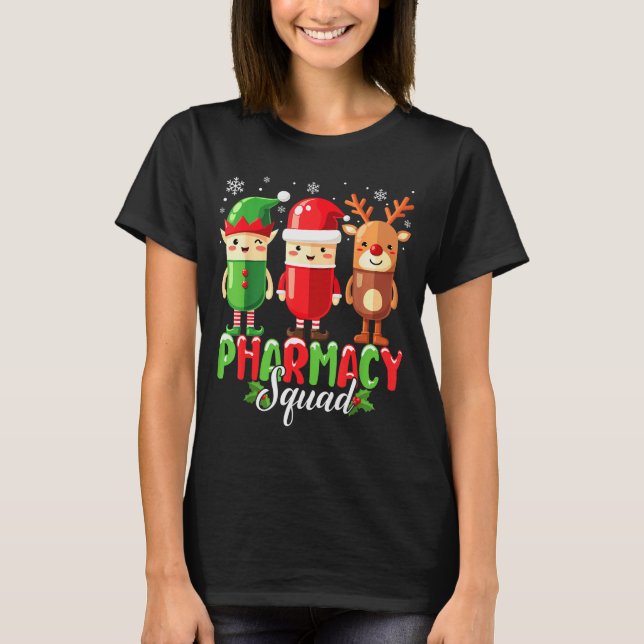 Camiseta Pharmacy Squad Christmas Costume Funny Lls Pharmac (Frente)
