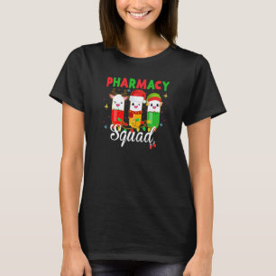 Camiseta Pharmacy Squad Santa Hat Farmacêutica Christma