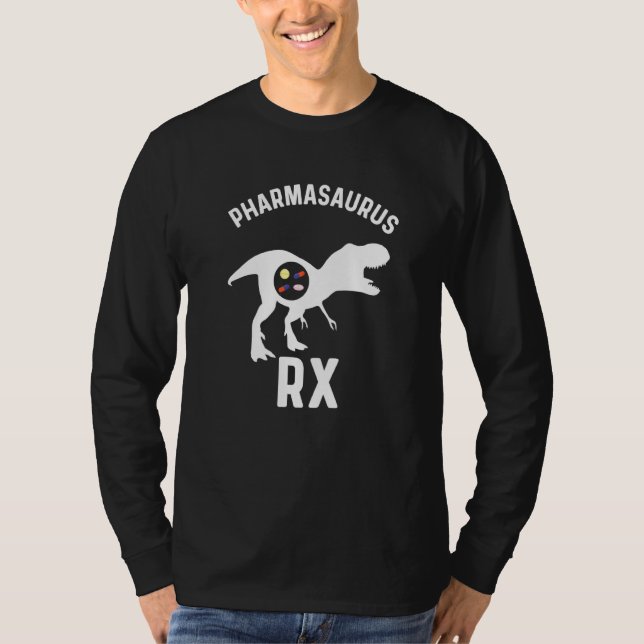 Camiseta Pharmacy Tech Humor Pharmacy Wee Pharmasaurus Rx (Frente)