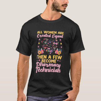 Camiseta Pharmacy Tech Technicist Student Girl F