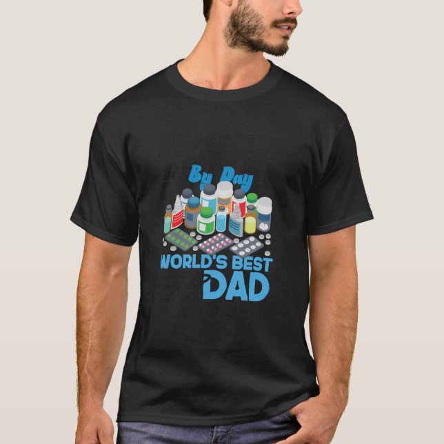 Camiseta Pharmacy Tech Technicist Student Student Pai Ph (Frente)