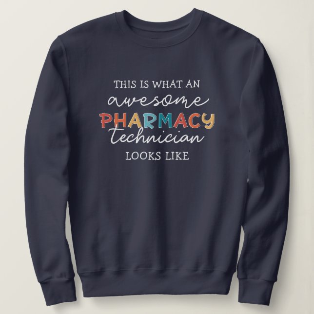 Camiseta Pharmacy Technician Awesmanutenção Pharmacy Tech E (Frente do Design)