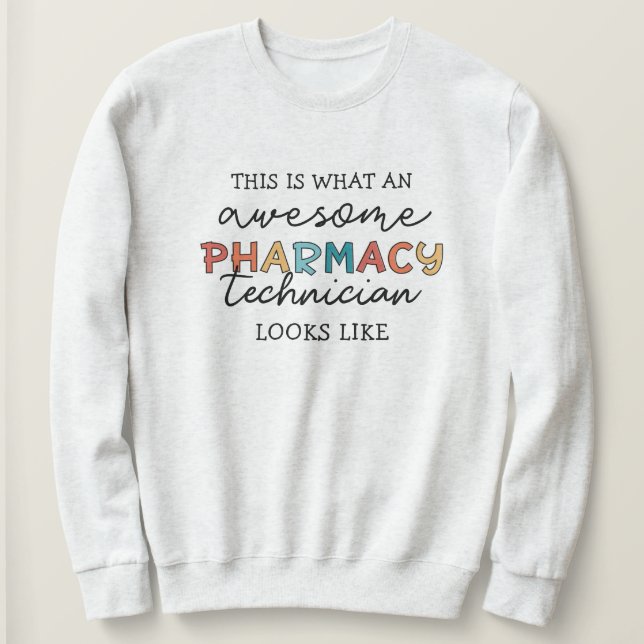 Camiseta Pharmacy Technician Awesmanutenção Pharmacy Tech E (Frente do Design)