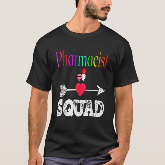 Camiseta Pharmacy Technician Heartbeat Pharma Tech (Frente)