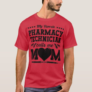 Camiseta Pharmacy Technician Me Chama Mãe Farmacêutico Pres