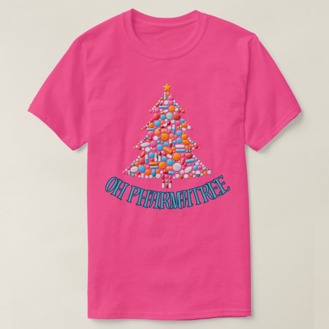 Camiseta Pharmacy Xmas (Frente do Design)