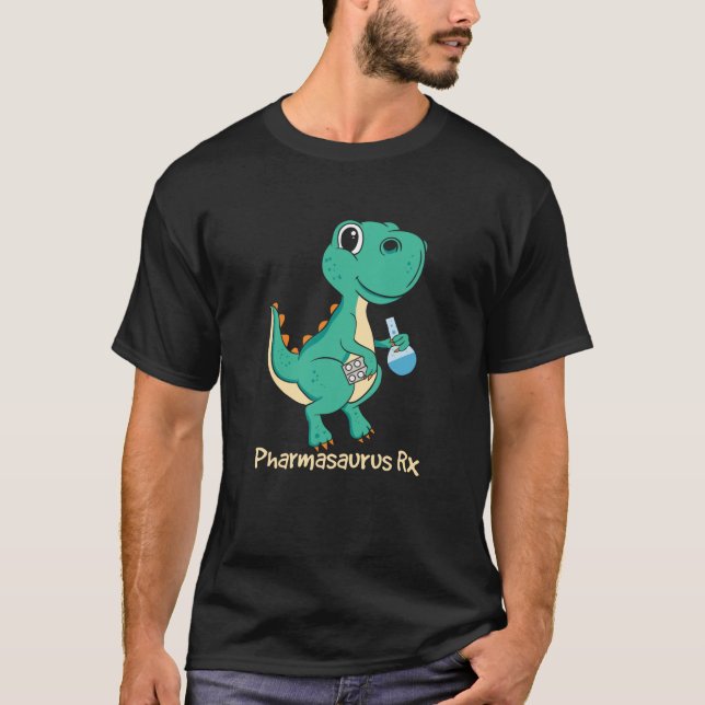 Camiseta Pharmasaurus Rx - Presente (Frente)