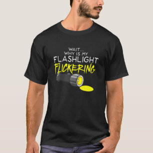 Camiseta Phasmophobia Flashlight - Flickering - Caça ao Fan