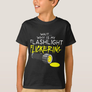 Camiseta Phasmophobia Flashlight - Flickering - Caça ao Fan