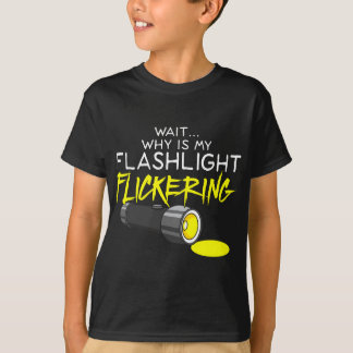 Camiseta Phasmophobia Flashlight - Flickering - Caça ao Fan