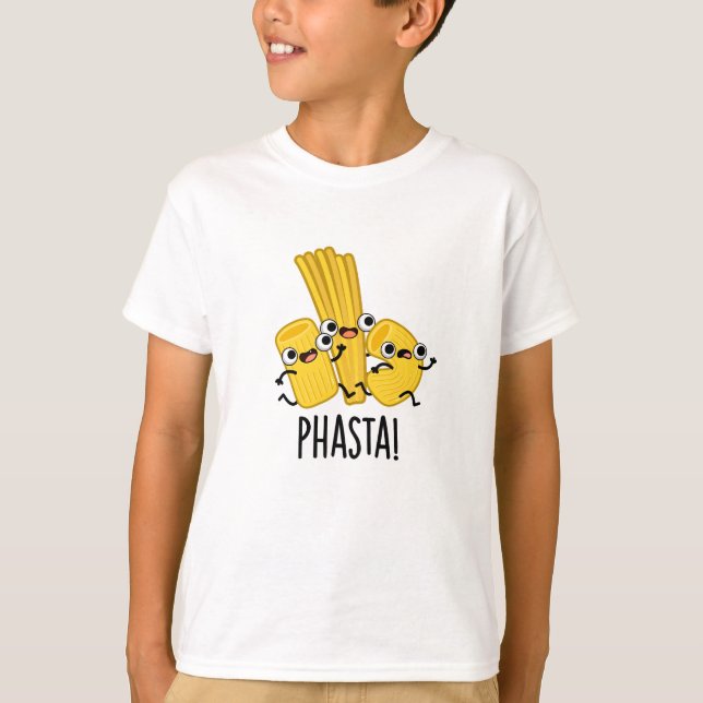 Camiseta Phasta Funny Fast Pasta Pun (Frente)