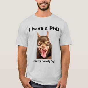 Camiseta (PhD) Bonito Cachorro Remoto