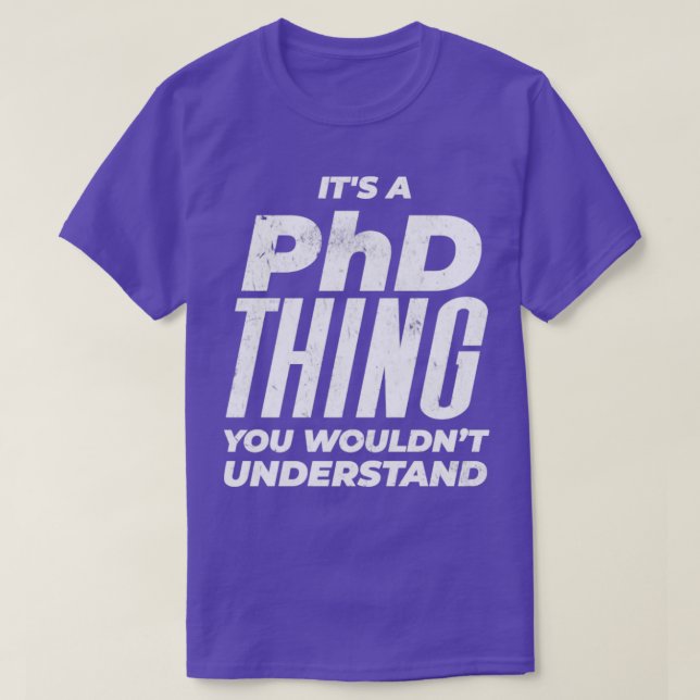 Camiseta Phd - Design (Frente do Design)