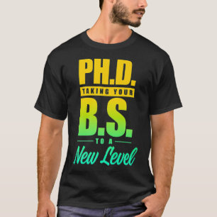 Camiseta PhD Estudante Dissertação Doutorado Prem