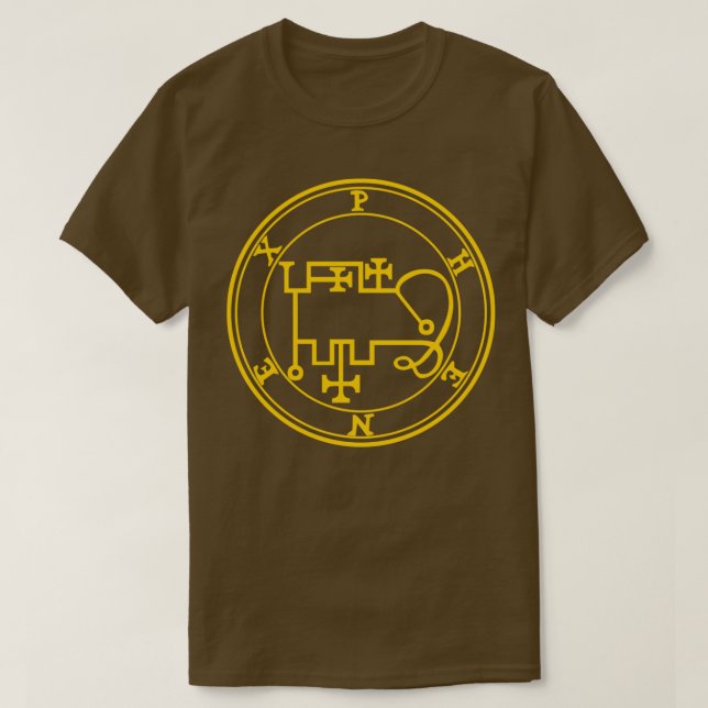 Camiseta Phenex Sigil Transforma Sua Vida Em Amarelo (Frente do Design)